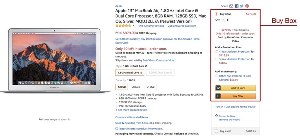 Amazon SEO Buy Box