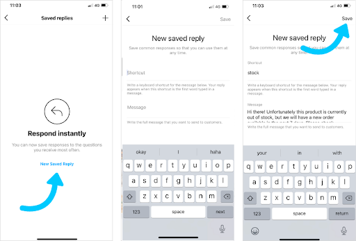 Automate customer support via DMs
